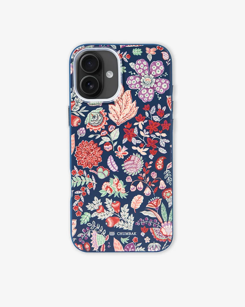 Chumbak Phone Case Cover for iPhone 16 Plus - Batik Bloom